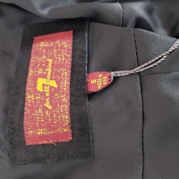 7 FOR ALL MANKIND Metallic Jacquard Blazer Sz. SM - Picture 11 of 15